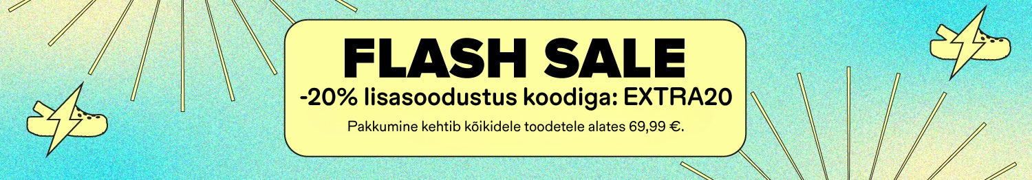 Flash Sale Crocs.com.ee &ndash; ainult t&auml;na lisaks 20% allahindlus K&Otilde;IGEGA koodiga EXTRA20. &Auml;ra j&auml;ta kasutamata ja s&auml;&auml;sta kohe!